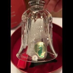 🔮🔔Waterford Crystal Twelve Days Of Christmas Bell Five Golden Rings